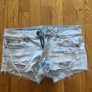 American Eagle low-rise jean shorts